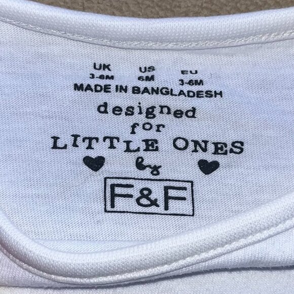 F&F Sparkly Unicorn Top 6 Months - Picture 4 of 4